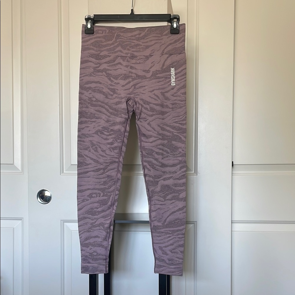 Gymshark Purple Adapt Seamless Animal Print High-Waisted Leggings
